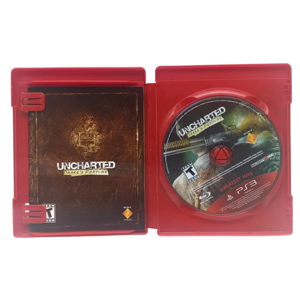 Uncharted: Drake's Fortune PS3 - Greatest Hits 2009 - Complete Game,‎ Good Cond.